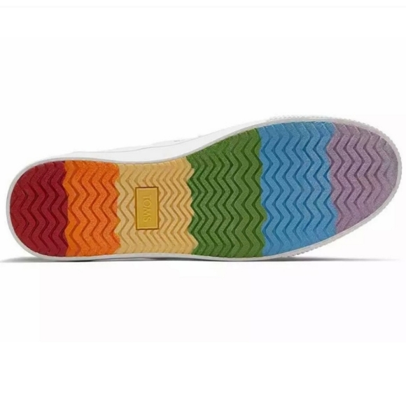 ๐ฃTOM'S๐ฉต๐บ๐ฒ๐ Baja Unity Rainbow Slip-ons footwear - Picture 2 of 9